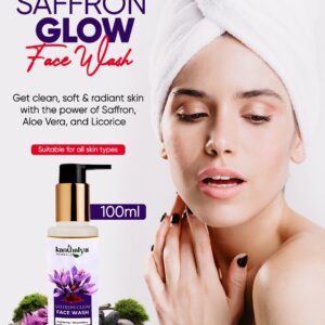 🌸 Kanthalya Saffron Glow Herbal Face Wash - Image 2