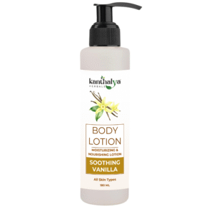 🌿 Kanthalya Herbals Soothing Vanilla Body Lotion – 180ml 🍦