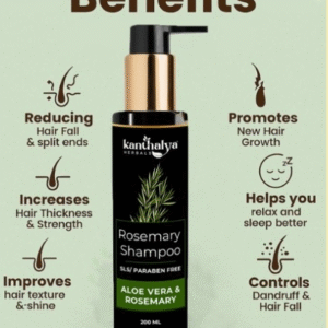 🧴 Kanthalya Herbals Rosemary Shampoo – 200ml 🌿 - Image 3